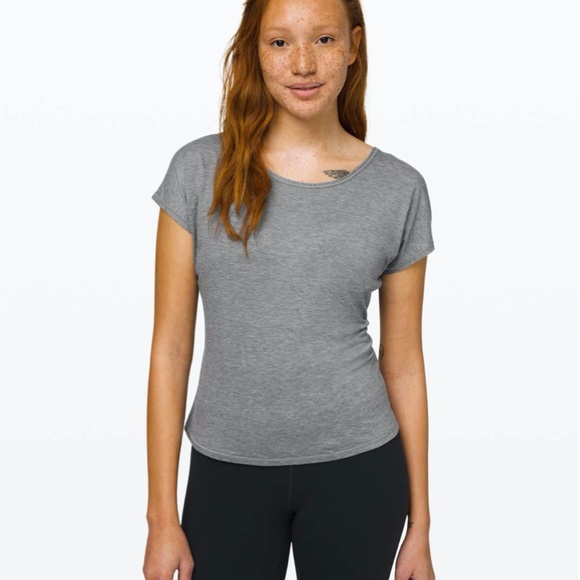 Lululemon Twist Back Tee Sz 10 - Picture 2 of 7